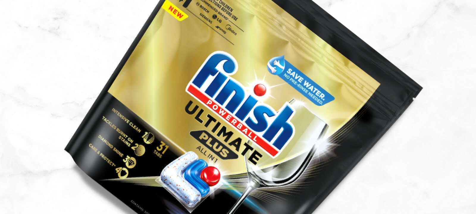 Introducing the NEW Finish Ultimate Plus! Our latest innovation in  dishwashing tablets, Finish Ultimate Plus, boasts CYCLESYNC technolo